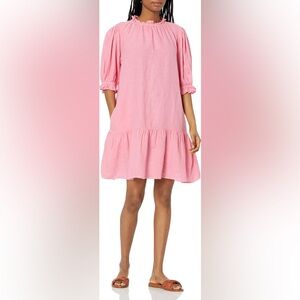 💗Velvet by Graham💗& Spencer Pink Ruffled Tiered Sundress